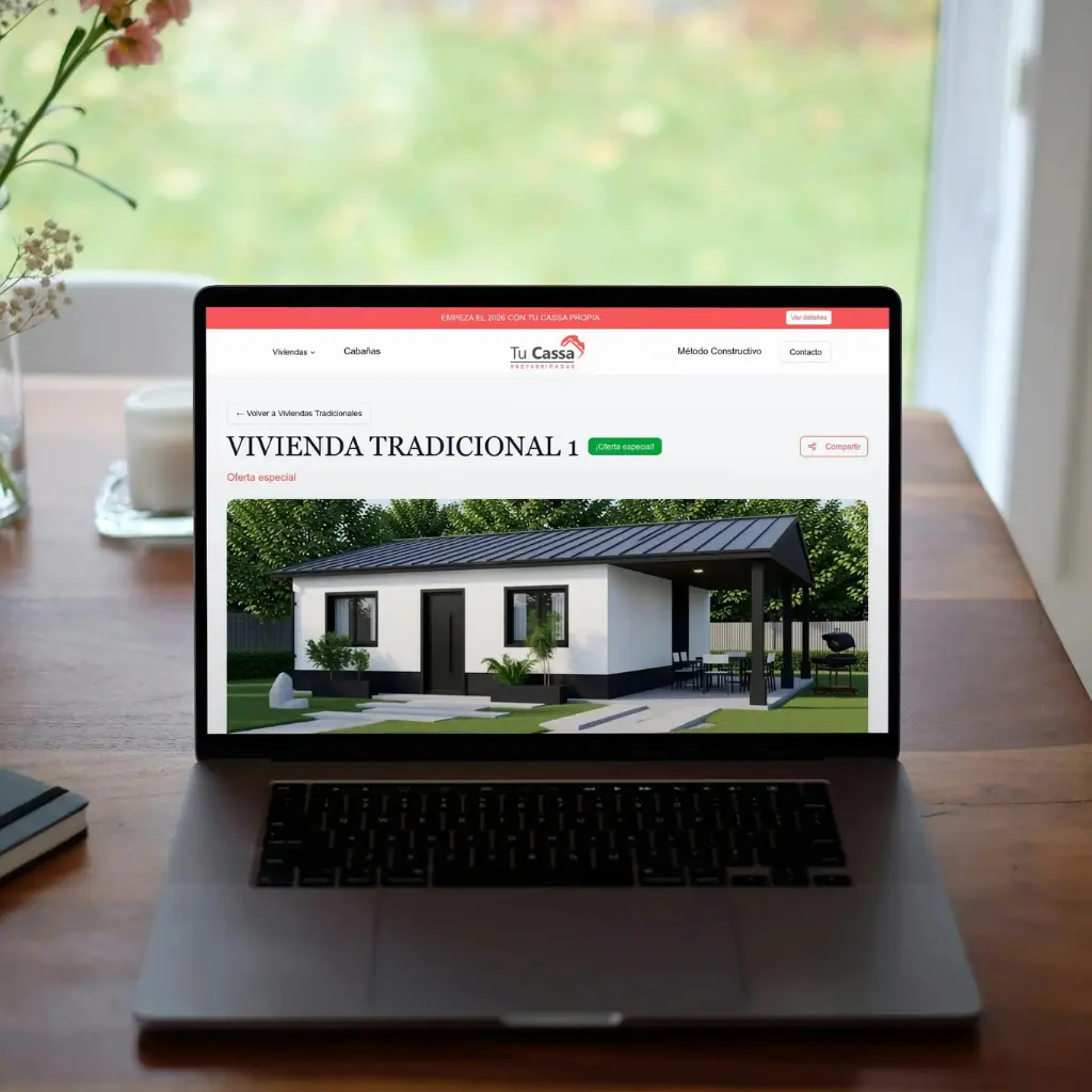 Tu Cassa Prefabricadas - +80% consultas calificadas